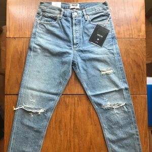 Agolde Jamie Hi Rise Classic distressed size 27